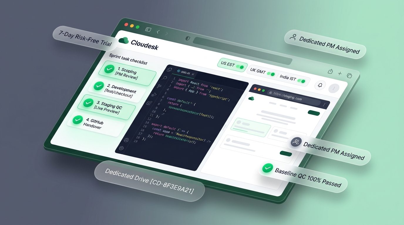 Saas development cost MVP Sprint Command Center and Staging Preview